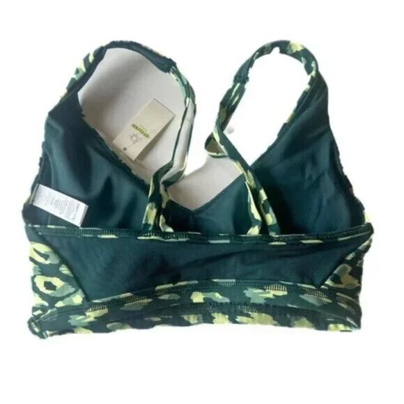 NWT Aerie Offline Goals Stretch Medium Support Sports Bra Printed Size Medium M - Picture 4 of 9